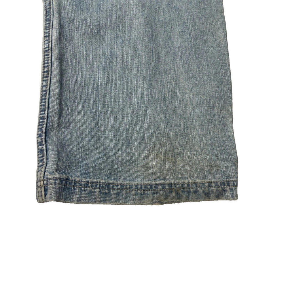 Vtg Duns Willie Esco Dungarees Mens 40 Relaxed Streetwear Jeans Rare Print Y2K - Picture 9 of 9